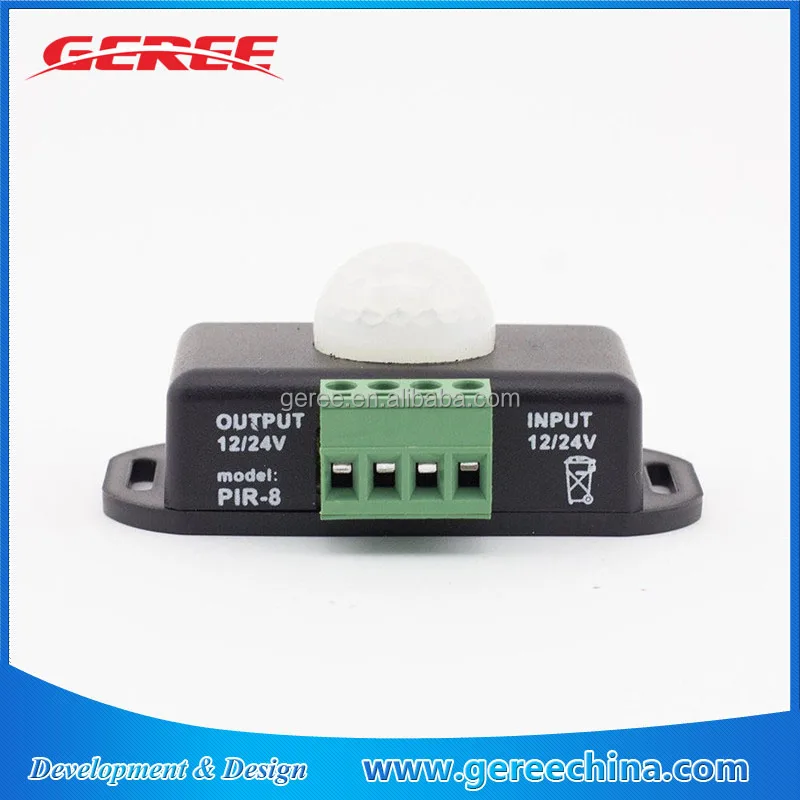 PIR human body induction swtich PIR-8 Infrared remote motion detection Controller sensor DC 12V 24V for LED Strip Light
