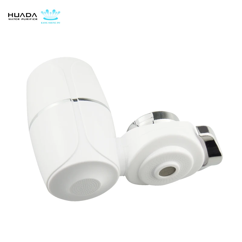 Healthym Kitchen Faucet-Mounted Plastic Water Filter Manual Removes Chlorine for Household Kitchen Use