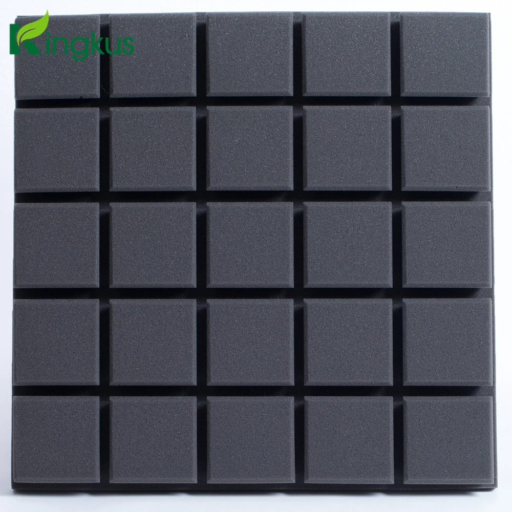 Echo control ceiling foam panel ecco polyester fiber easy acoustic pyramid