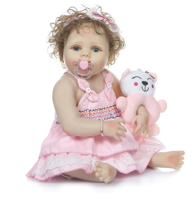 NPK Silicone baby doll manufacturer china baby doll lifelike weighted newborn baby doll