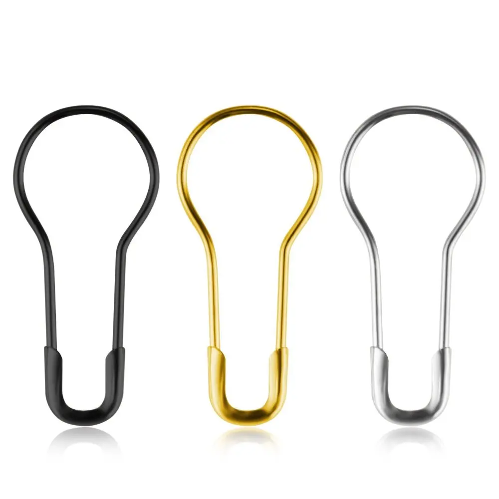 22mm Brass Pear Shape Safety Pin Tag pin