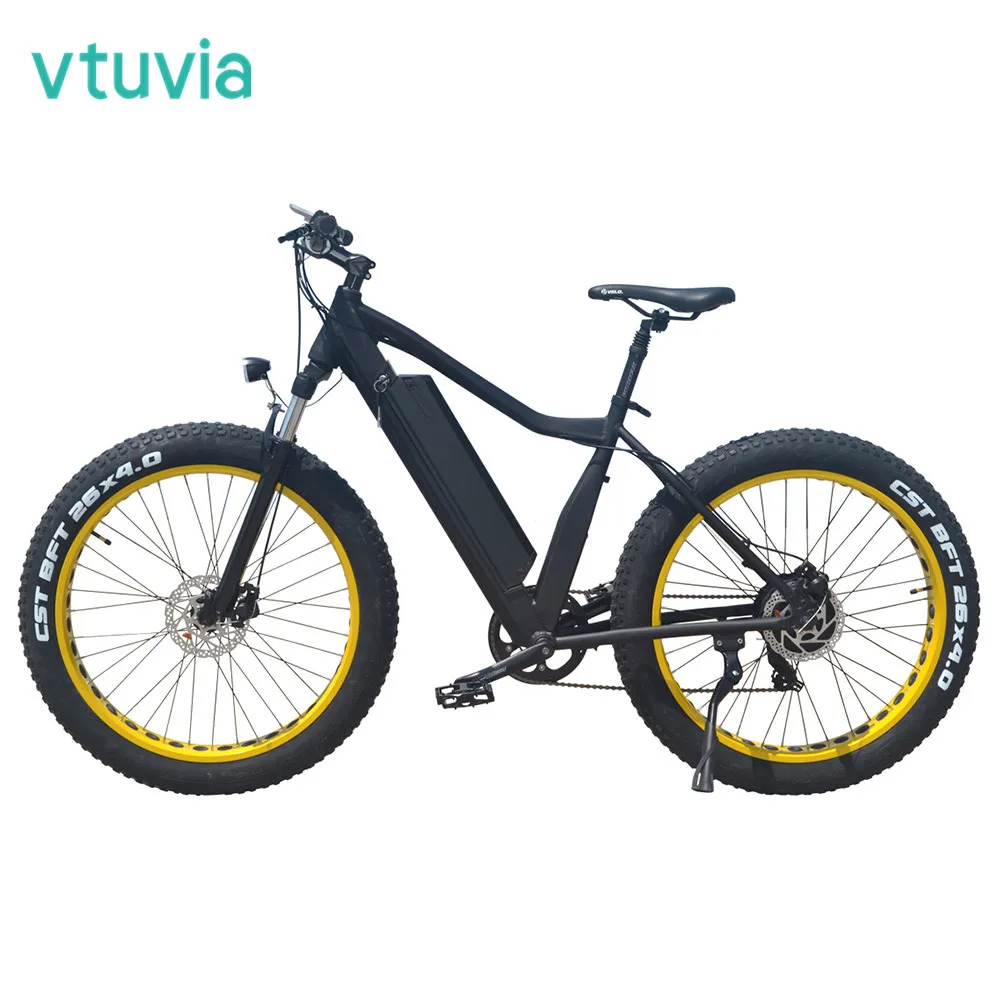 26 inch 48V 750W mountain velo electrique puissant fat tire pedal assist electric bike hunting ebike