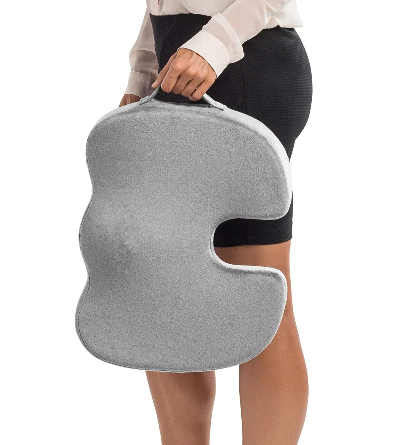 coccyx seat cushion cool gel memory foam large orthopedic tailbone pillow for sciatica back and tailbone pain relief car cushion