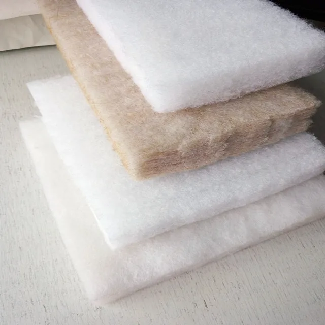 Thermal bonded 100% polyester wadding / batting / padding filling