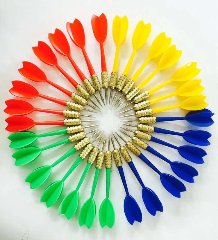 Colorful Plastic Wing  Darts Needle Kid Tone Throwing Shafts Point Tip Toy Set