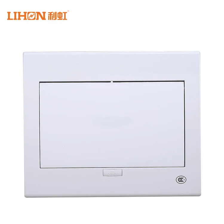 Single phase 9 way plastic cover metal back box indoor using electrical distribution box