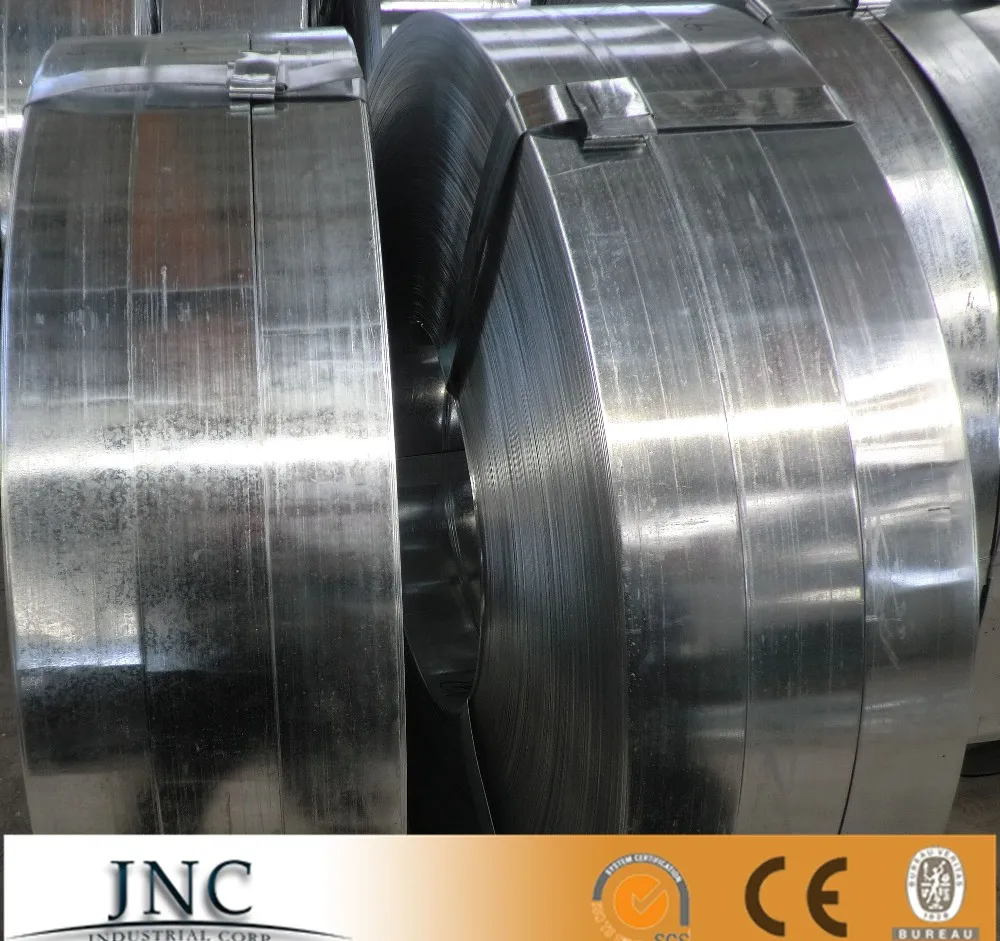 Узкая Ширина горячего цинкования стальных полос/низкоуглеродистая материал узкой оцинкованной стали в рулонах и полосы