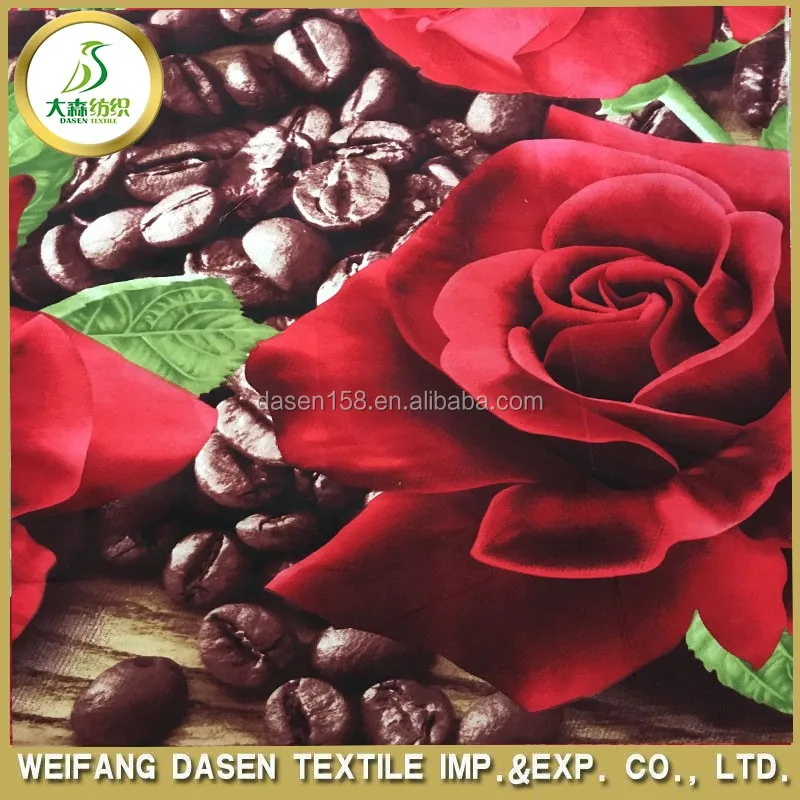100 polyester material fabric disperse printed textiles fabric for home textile/polyester brushed fabric