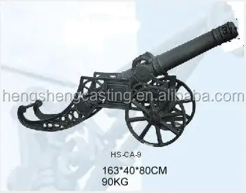 antique model cast iron cannon