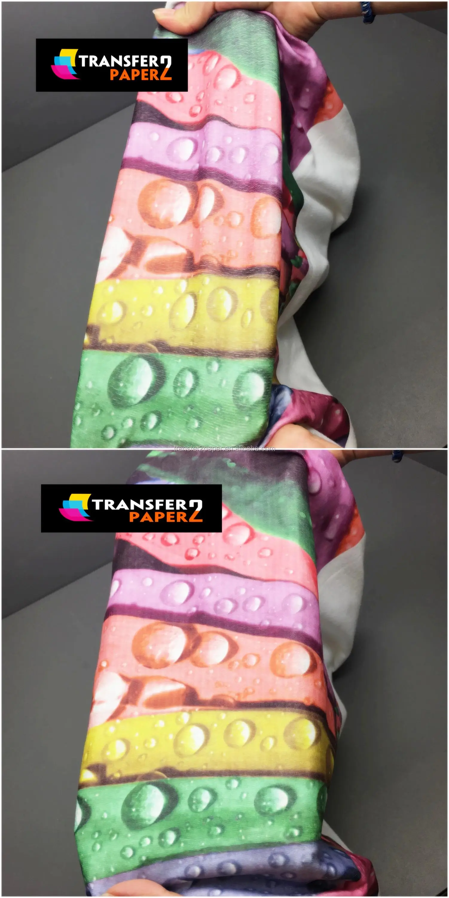 
Soft stretch feeling high tension printable heat transfer vinyl of light eco solvent transfer paper for cotton clothing 