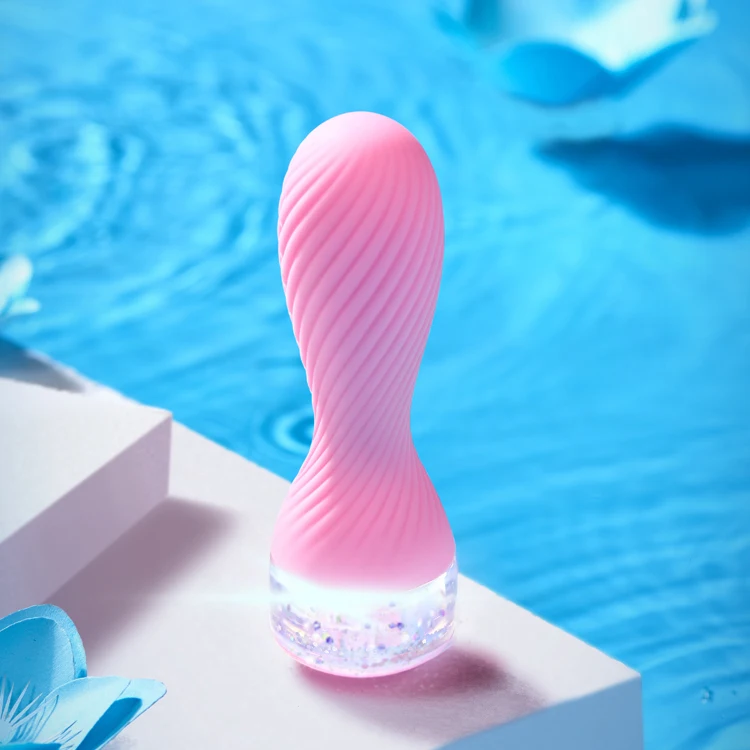 Medical Silicone  USB Rechargeable sexy spiral medical sex toys Women mini adult Vibrator massager wand  for women