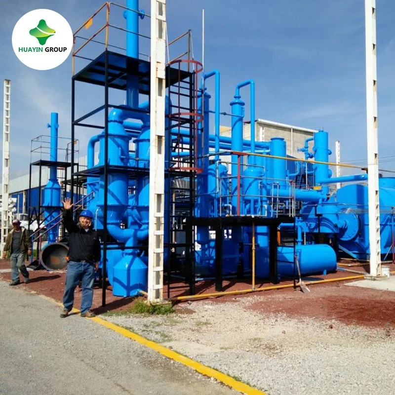 New technology Tyre Pyrolysis oil distillation plant to diesel in india