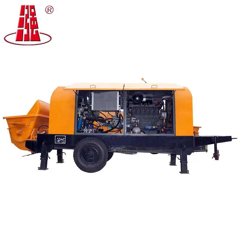 Environmentally friendly Trailer-mounted Concrete Pump Fixed Concrete Pump