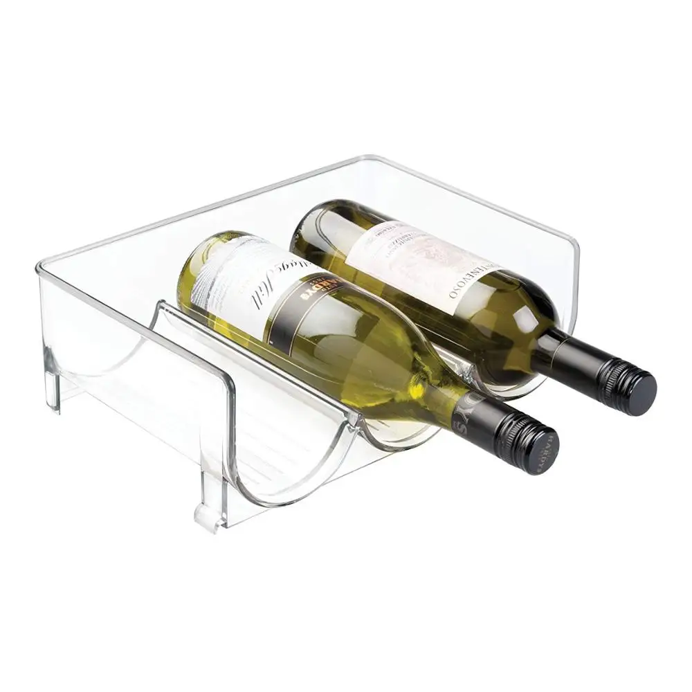 Plastic Stackable Acrylic Wine Rack Size Clear Mdesign Modern Customized Buckets, Coolers & Holders 4-50 Bottles Decoration