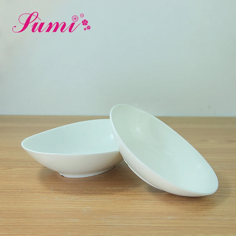 All Size custom design boat shaped white porcelain serving dishes plates