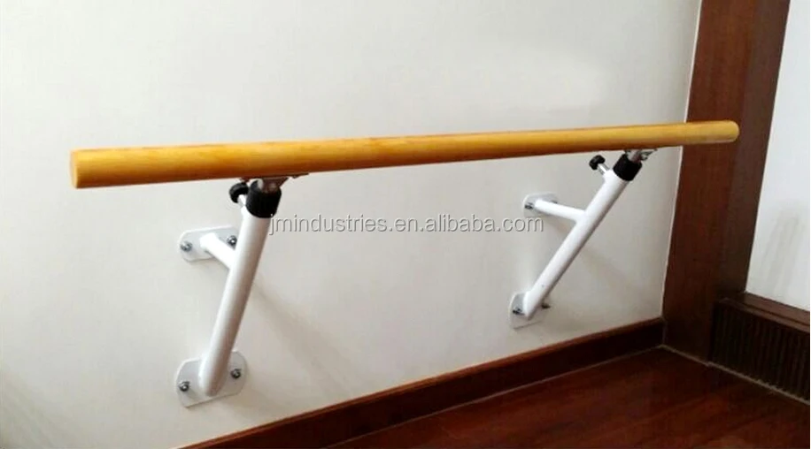 wooden gym bar ballet bar