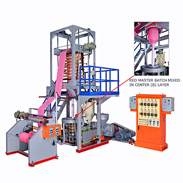 Машина Wenahou 2019, высокое качество, низкая цена, трехслойная машина для выдувания пленки, модель серии № HR3SJ