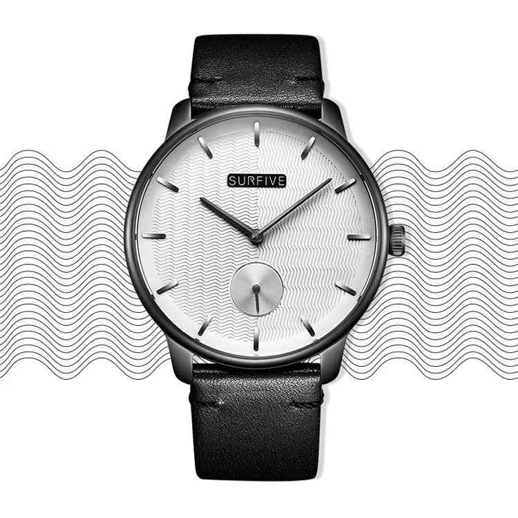 2020 comprar al por mayor Quartz Stainless Steel Chain Genuine Leather Strap Design Your Own  Wrist Watch