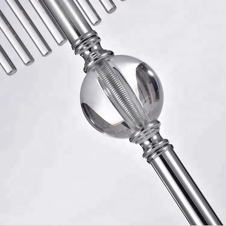 
Home Decor Reading Lamp Chrome hotel crystal table lamps luxury 