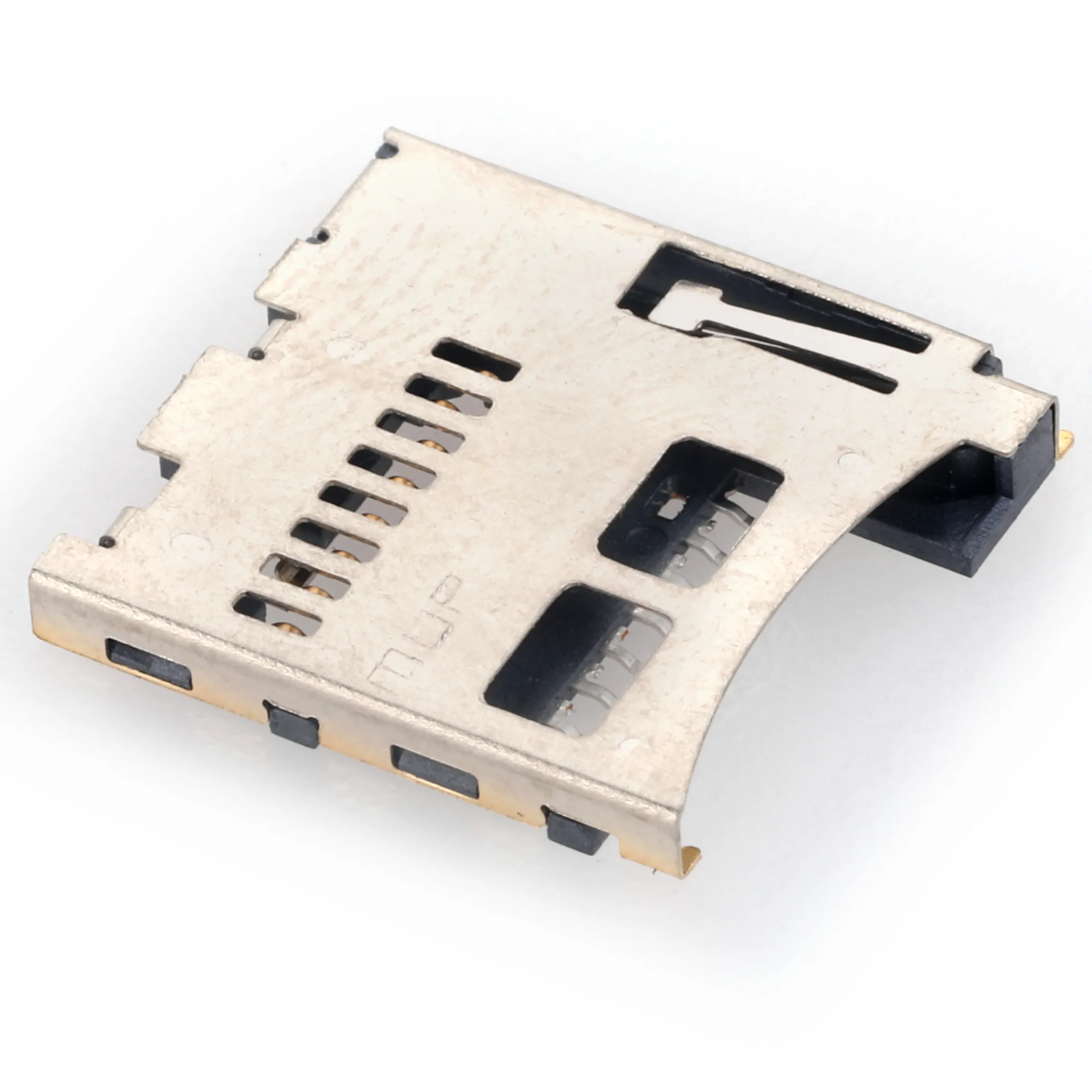 MUP M615  8PIN TF card Push push Type memory TF card reader connector used for mobile phones