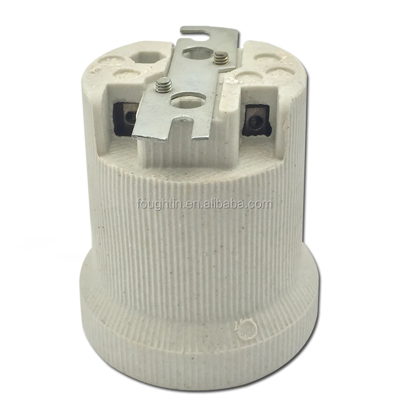 Фарфоровый патрон, керамический держатель лампы E40, держатель лампы