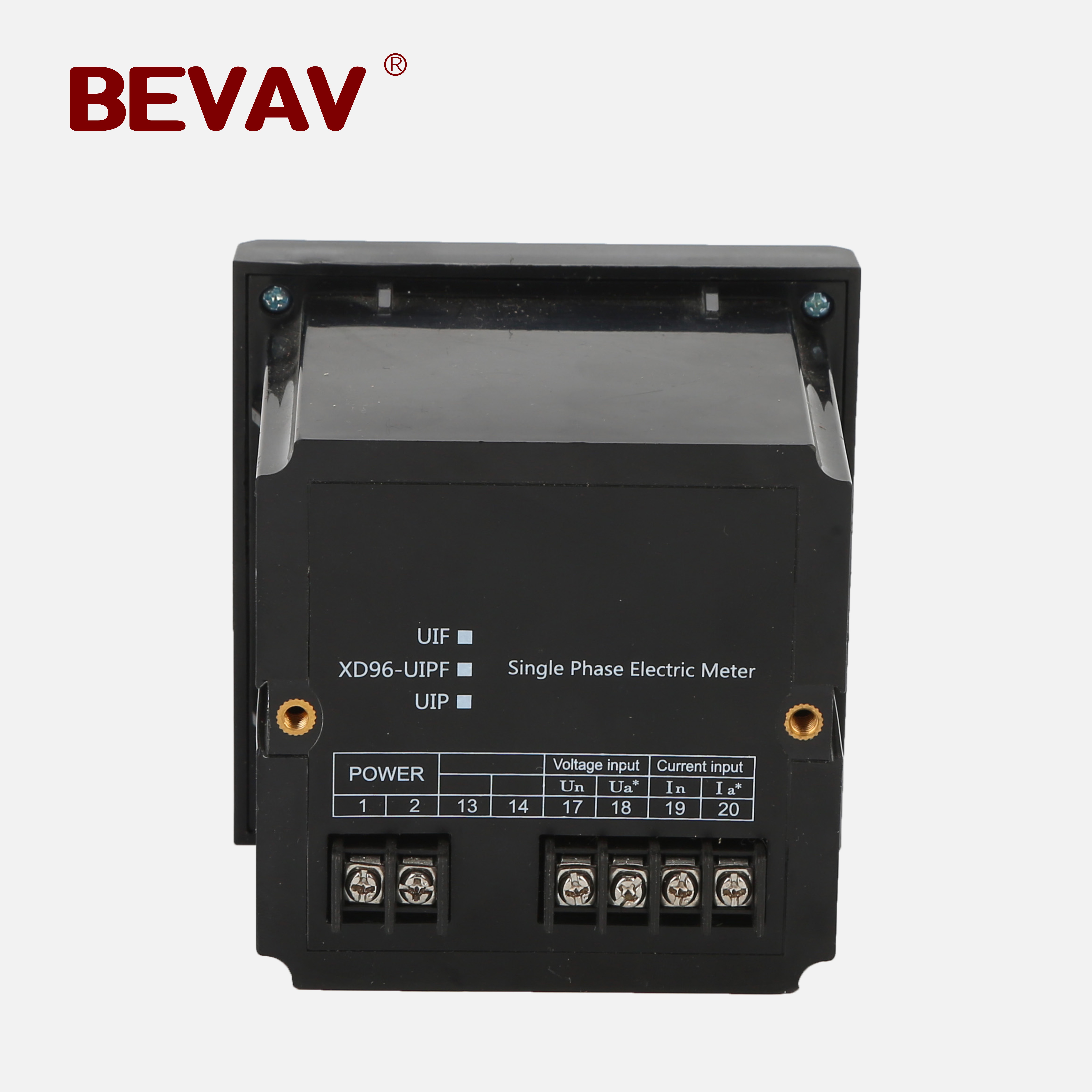BEVAV LED 96mm single-phase AVF current voltage frequency combination meter