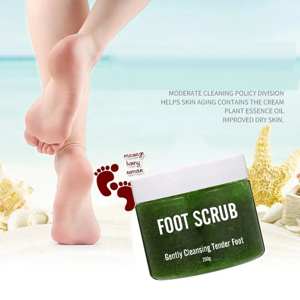 
Private Label Wholesale Foot Care Whitening and moisturizing Exfoliating Organic Foot Scrub 