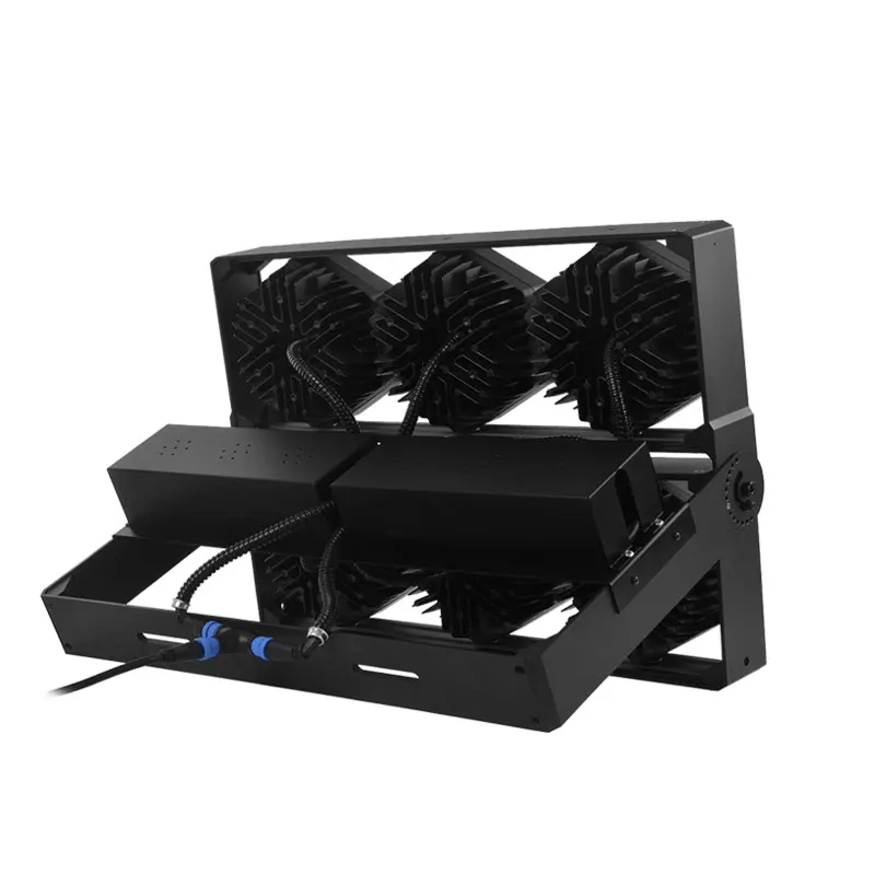 
led stadium lamp waterproof 100000 lumen 1000w 600w 800w led flood light 400w playground 