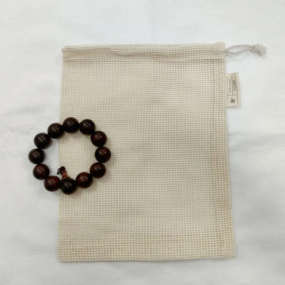 Многоразовые мешки для вегетарианцев из натурального хлопка с бумажной упаковкой