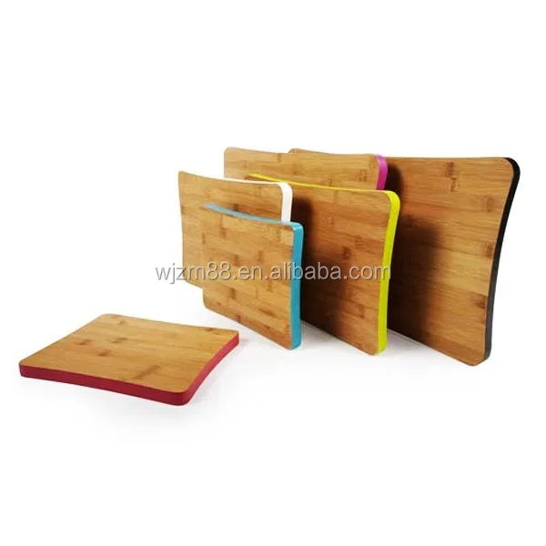 bamboo cutting boards with colored edge painting, mini cheese boards wholesale