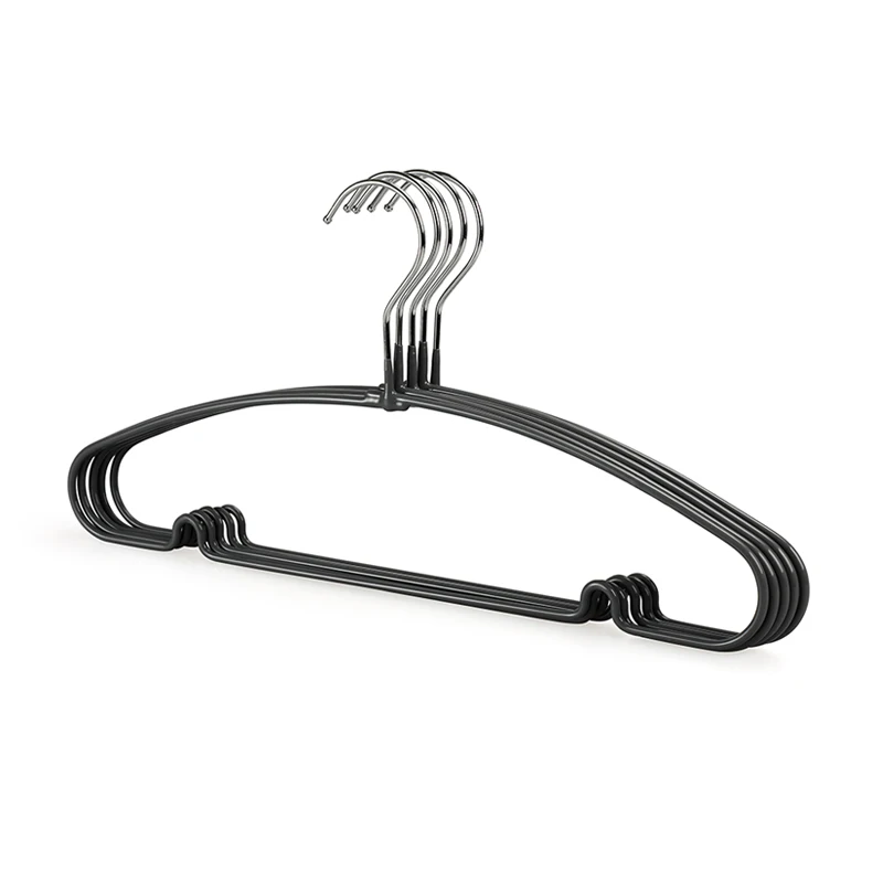 Clothing Type Adult Standard Colored Plastic PVC Coated Bulk Laundry Metal Wire Clothes Coat Hangers