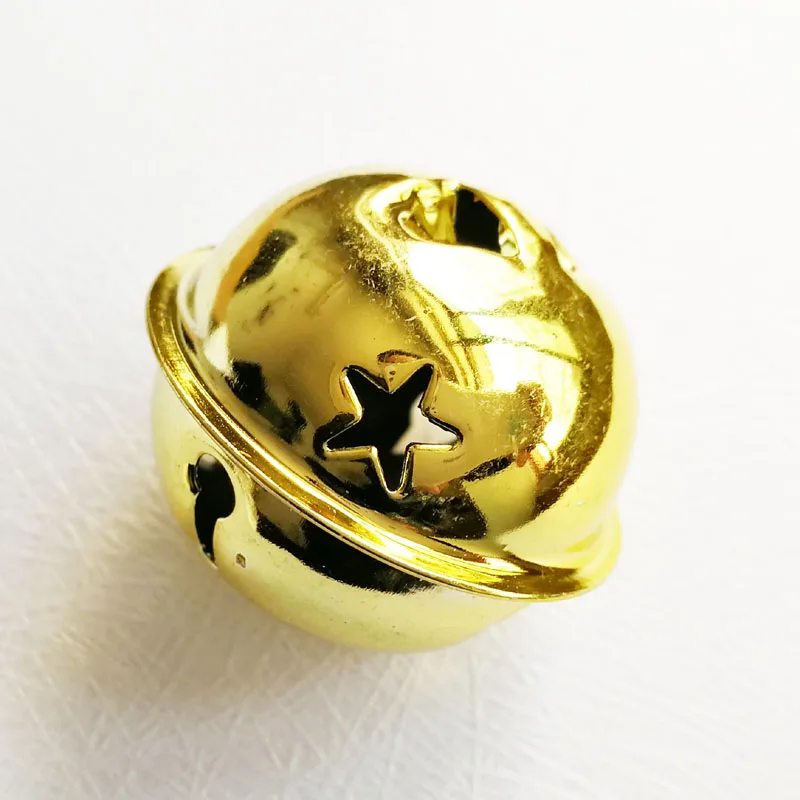 Gold Color Five-pointed Star Christmas Bells Ornament