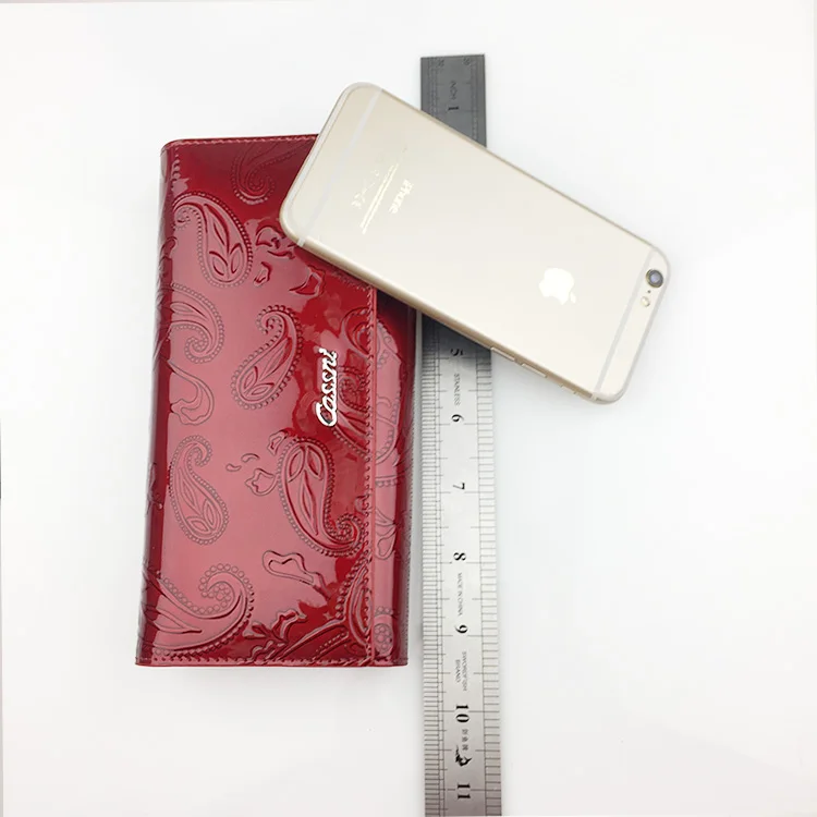 2021 High quality leather phone wallet case ladies clutch purse