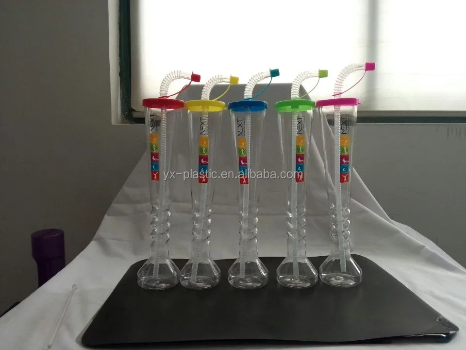 15oz 450ml plastic long Slush Yard drink Cup