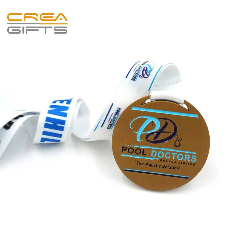 2024 Factory China Factory Customized Europe Regional Zinc Alloy Type Souvenir Soft Enamel Sports Metal Medal With Ribbon