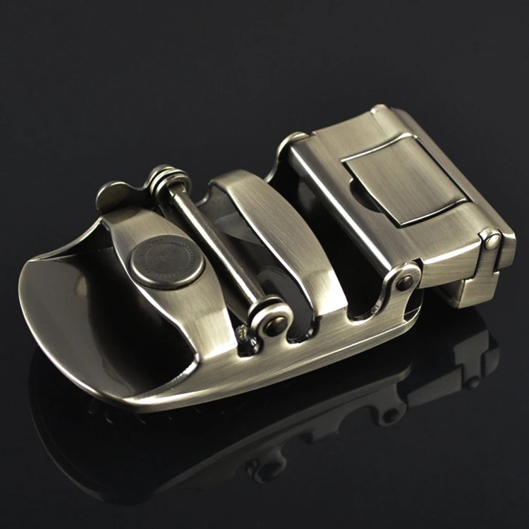 
Smart automatic black real leather man belts 