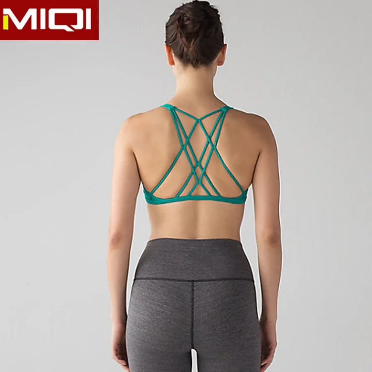 Спортивный бюстгальтер с защитой от пота из нейлона и спандекса