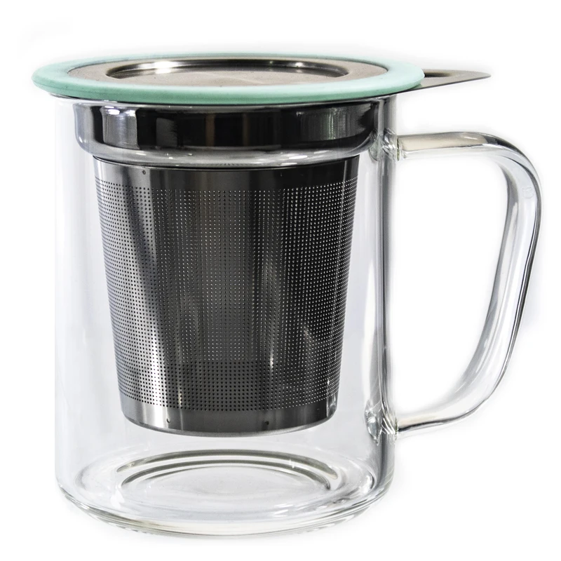 promotional high borosilicate heat resistant thick bottom handmade glass tea  mug