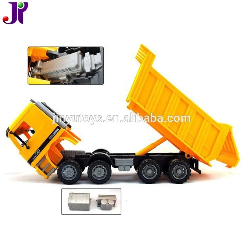 
1:22 Plastic Jumbo Friction Construction Dump Truck Engineering Vehicle Toy for Sale 