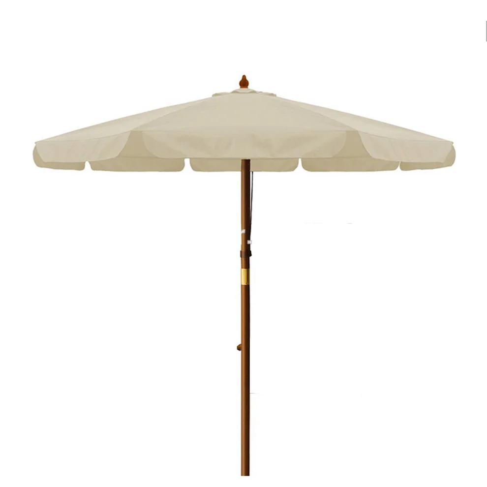 Wholesale good quality outdoor wooden garden umbrella patio umbrella for restaurant