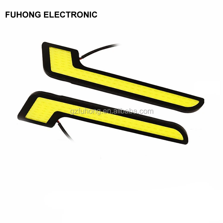 
Super White Waterproof 7 Shape Cob Daytime Running Light DRL 