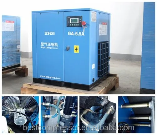 5.5kw 7hp Электрический Винтовой Воздушный Компрессор