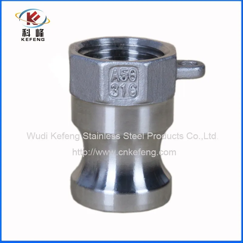 Stainless steel Camlock Connector Type A Quick Hydraulic Quick Coupling