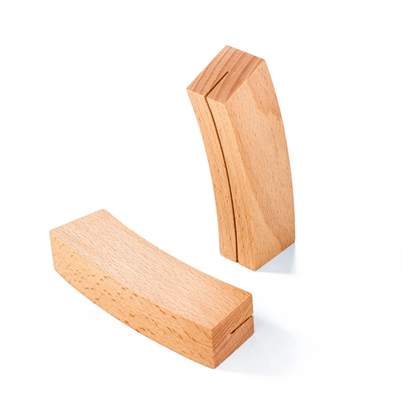 wooden business card holder wooden Name Card Holder desktop menu card holder