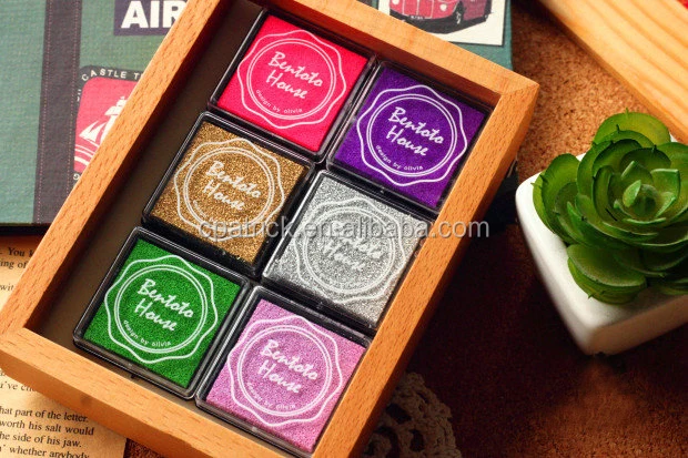 finger Craft Ink Pads, Rainbow Stamps Pad Partner - Finger Ink Pad for Kids DIY Color - 20ct