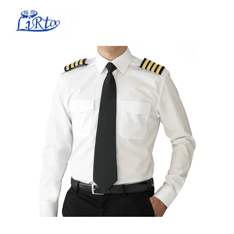 OEM hot sale airline pilot uniform pilot shirts