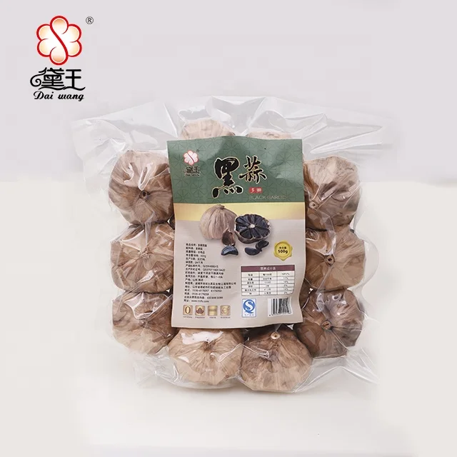 
Free sample aged whole bulb black garlic fermented black garlic factory for sale 