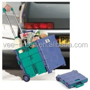 Plastic Pack&Roll Cart with Lid