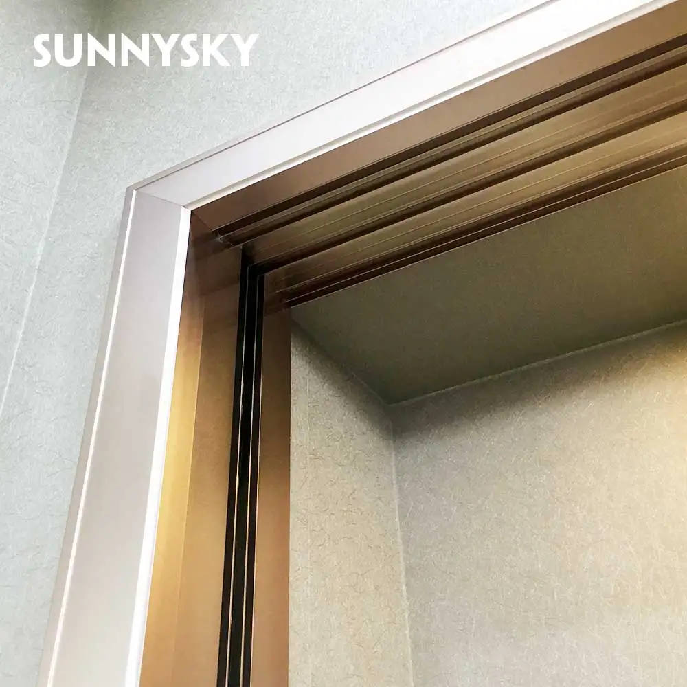 
Thermal break American high quality Aluminium Low-E glass sliding patio door 