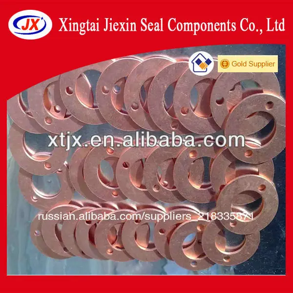высокое качество медные прокладки уплотнительное кольцо выхлопных прокладки